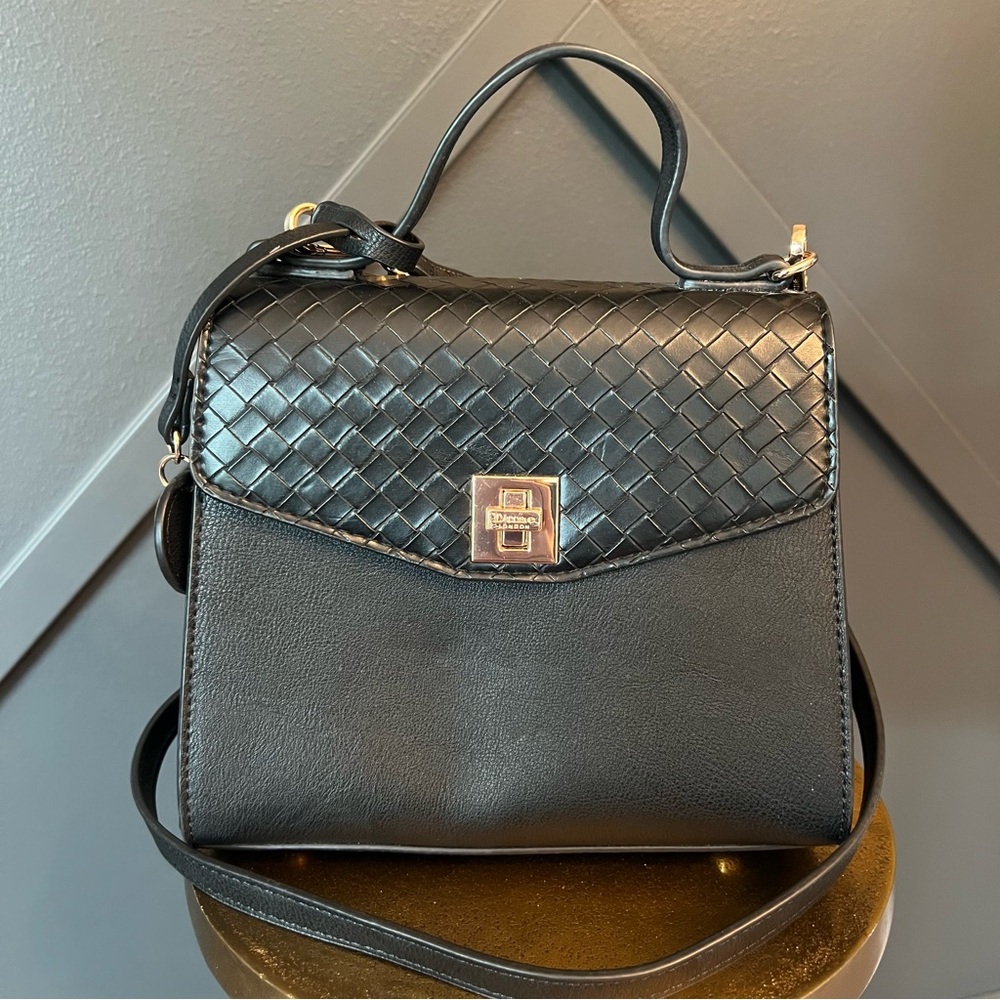 Dune London Black gold hardware Handbag Crossbody Purse